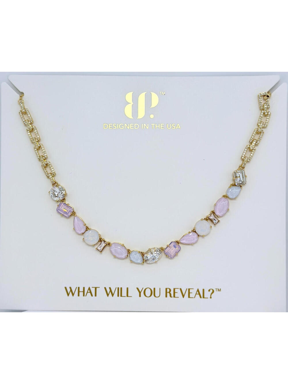 Bomb Party Summer Jewel Candy "All Roads Lead Here" Desert Oasis on Yellow Gold